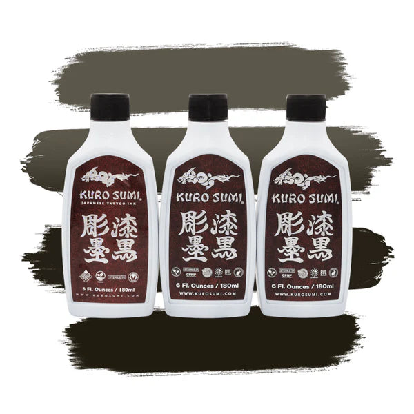 Kuro Sumi Bronze Shading - Tattoo Ink Set