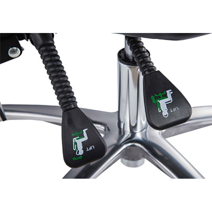 TATSoul Mako Studio Chair Black - Adjustment Levers Under Seat
