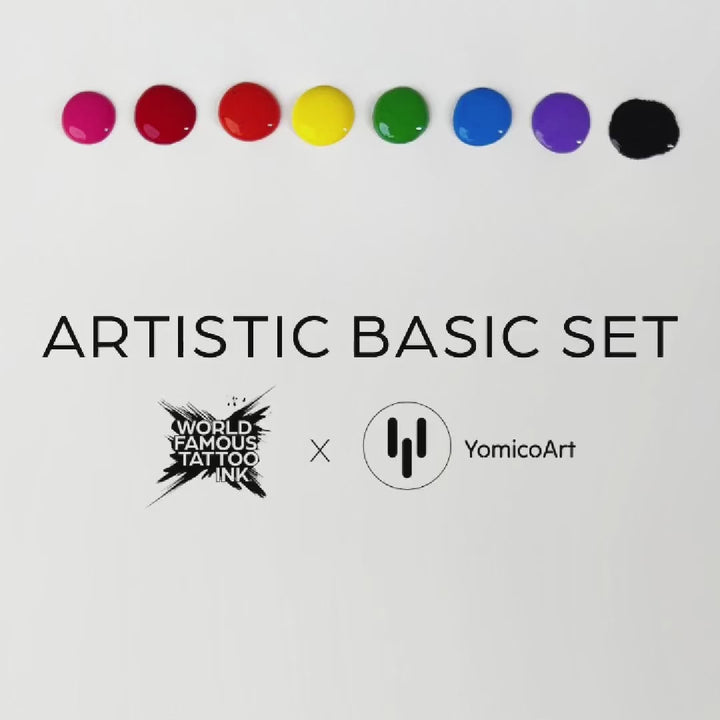 World Famous 8 Color Yomico Artistic Basic Ink Set