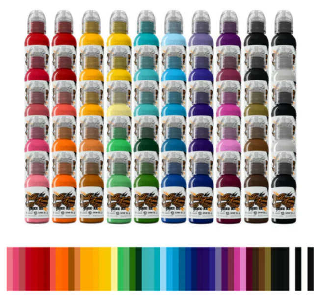 World Famous 50 Color Ink Set (Old Version)
