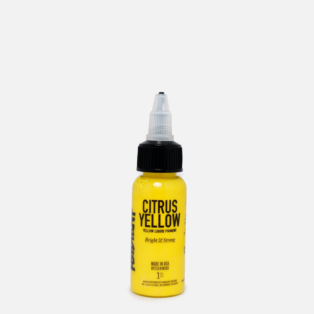 Radiant Citrus Yellow Tattoo Ink 1/2oz