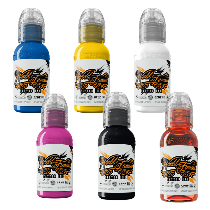 World Famous 6 Bottles Luiz Lopes CMYK Set