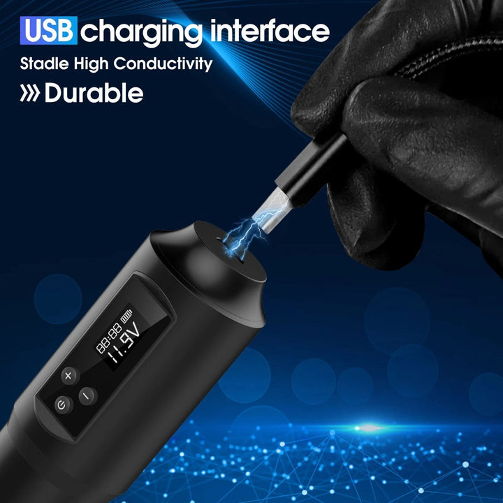 TUFFKING Tattoo Machine Wireless Pen Gun