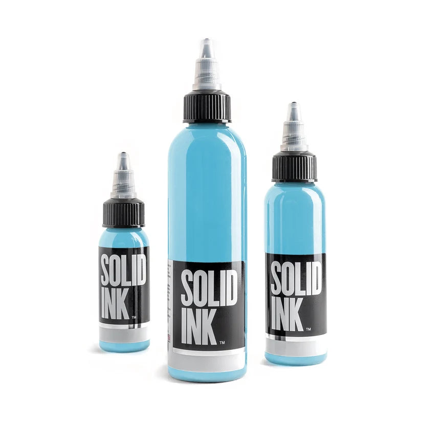 Solid Ink Pastel Blue Tattoo Ink 1oz bottle