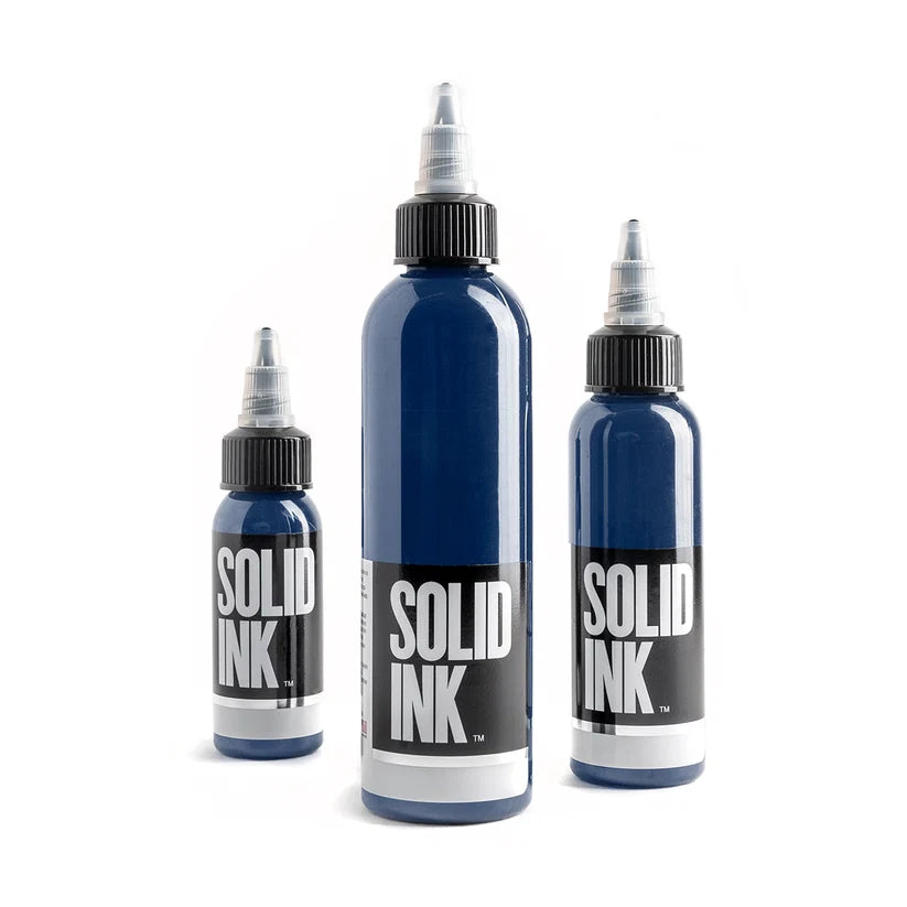 Solid Ink Ultramarine Tattoo Ink 1oz bottle