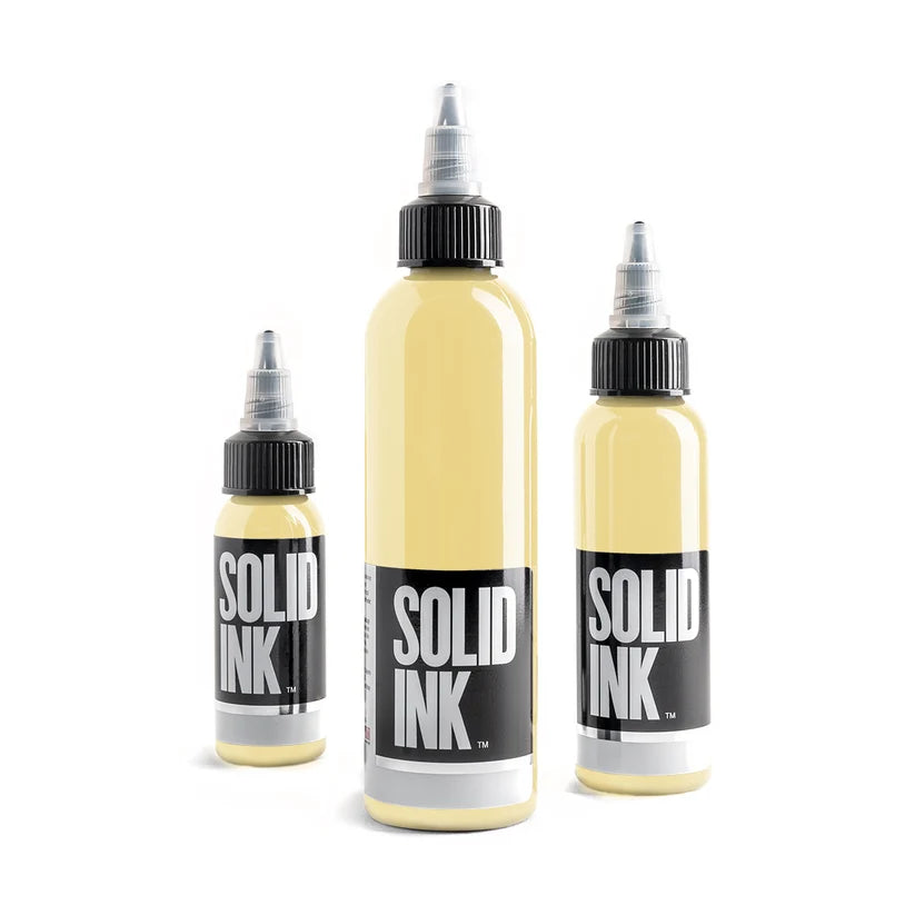 Solid Ink Vanilla Tattoo Ink 1oz bottle