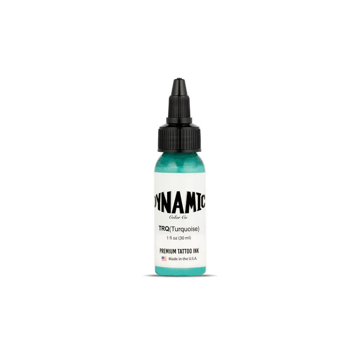 Dynamic Turquoise Tattoo Ink