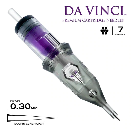 Da Vinci v2 Round Liner Cartridges - Maple Tattoo Supply