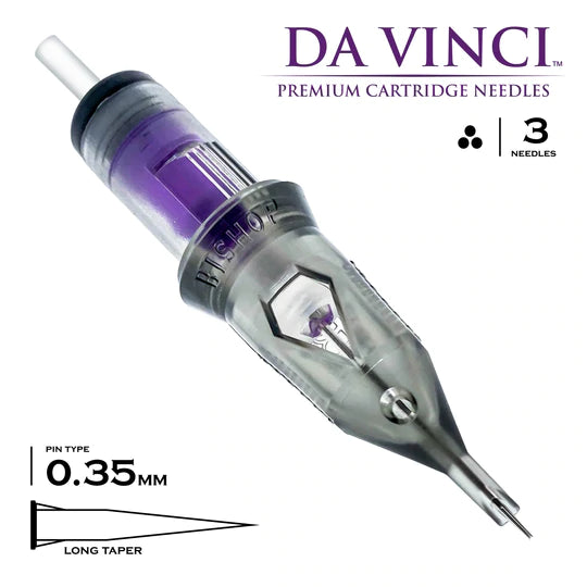 Da Vinci v2 Round Liner Cartridges - Maple Tattoo Supply