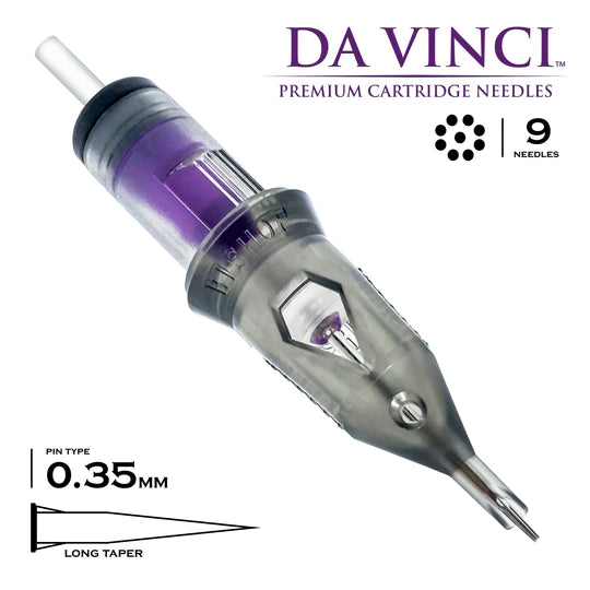 Da Vinci v2 Round Liner Cartridges - Maple Tattoo Supply