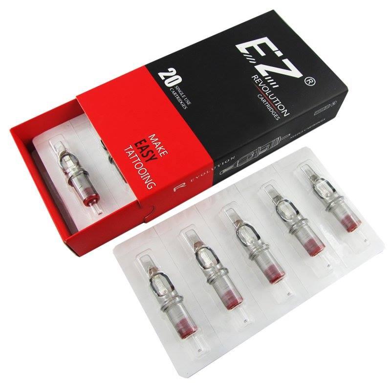 Ez Revolution Cartridge Needles RC1007M1C-1 - Curved Magnum #10 BugPin L-Taper - Ez Tattoo Supply