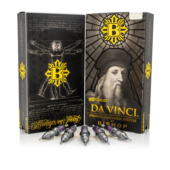 Da Vinci v2 Round Shader Cartridges - Maple Tattoo Supply