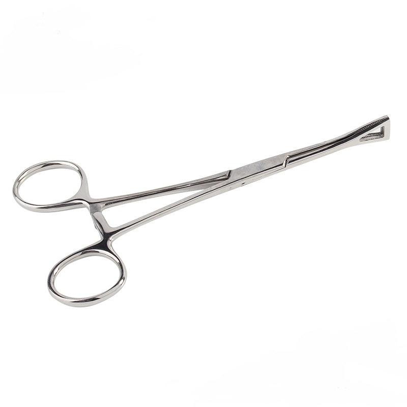 Pennington Non-Slotted 6” 316L Surgical Steel Forceps - Maple Tattoo Supply