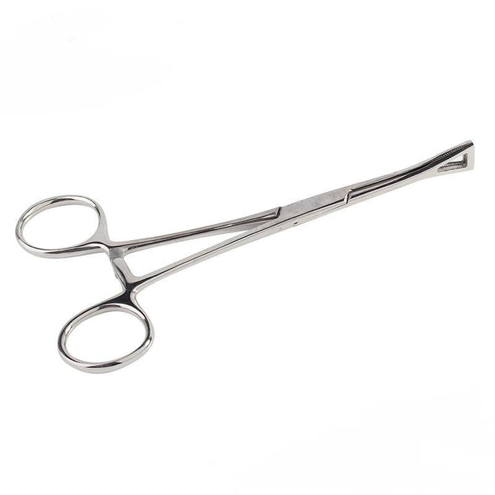 Pennington Non-Slotted 6” 316L Surgical Steel Forceps - Maple Tattoo Supply