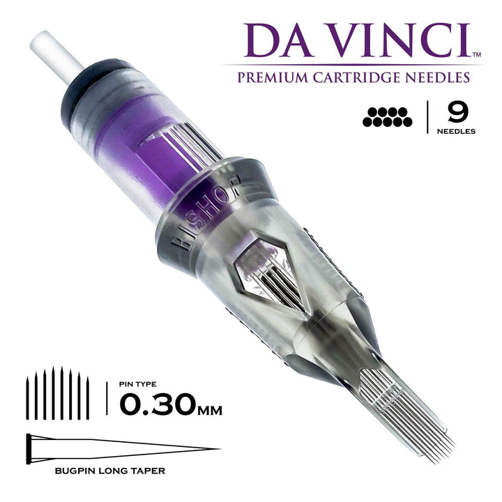 Da Vinci v2 Curved Magnum Cartridges - Maple Tattoo Supply