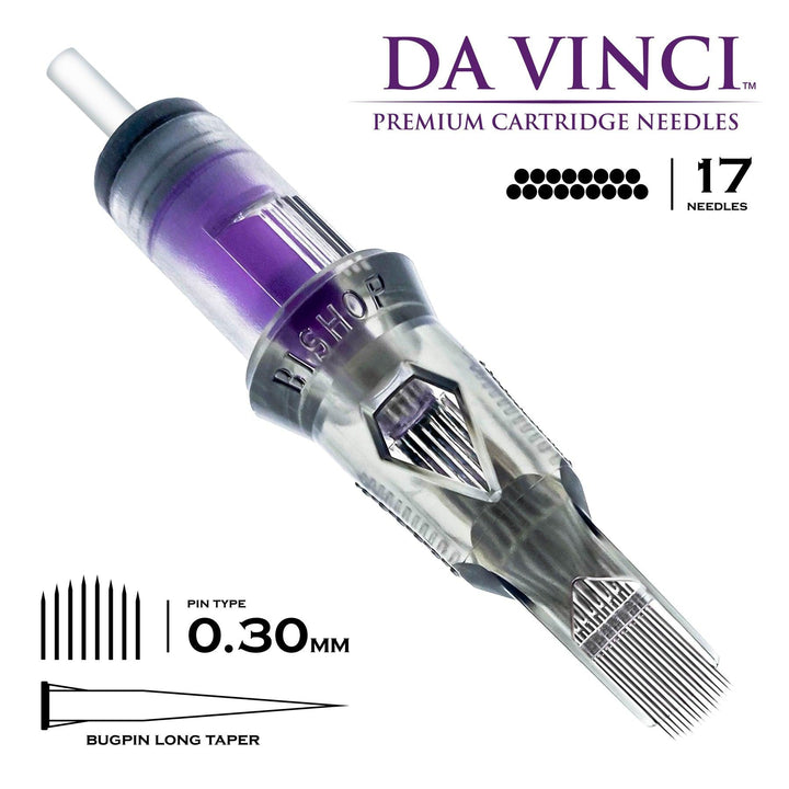 Da Vinci v2 Curved Magnum Cartridges - Maple Tattoo Supply