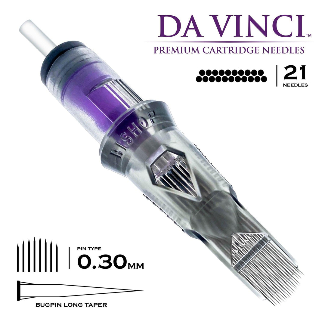 Da Vinci v2 Curved Magnum Cartridges - Maple Tattoo Supply