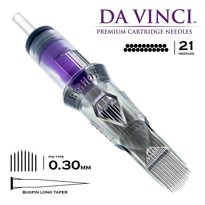 Da Vinci v2 Curved Magnum Cartridges - Maple Tattoo Supply