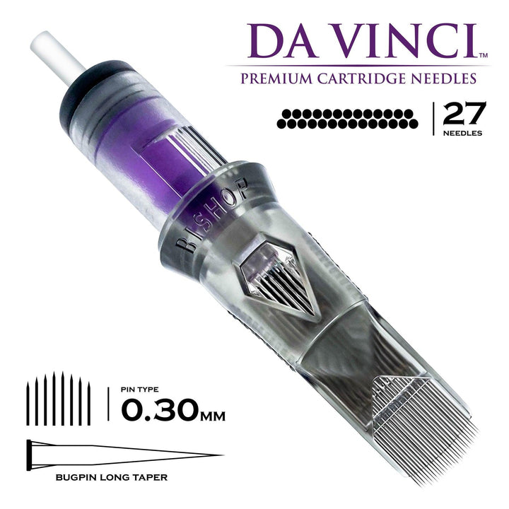 Da Vinci v2 Curved Magnum Cartridges - Maple Tattoo Supply