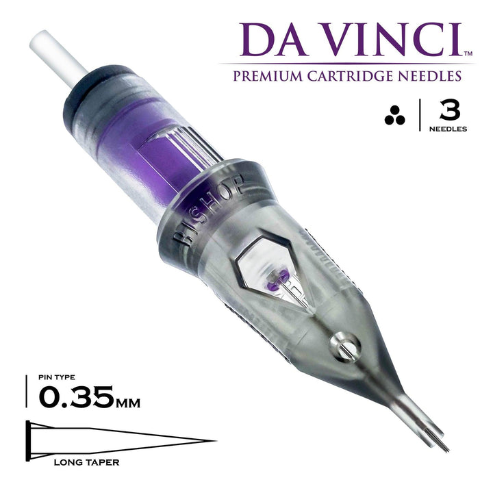 Da Vinci v2 Round Shader Cartridges - Maple Tattoo Supply