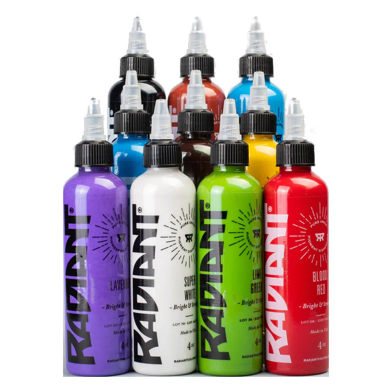 Radiant 10 Color Set - mapletattoosupply