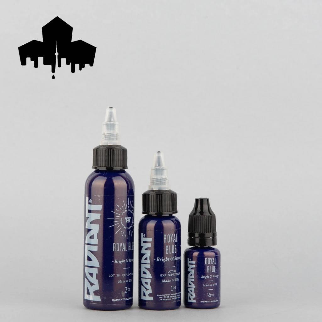 Radiant Royal Blue Tattoo Ink Bottles
