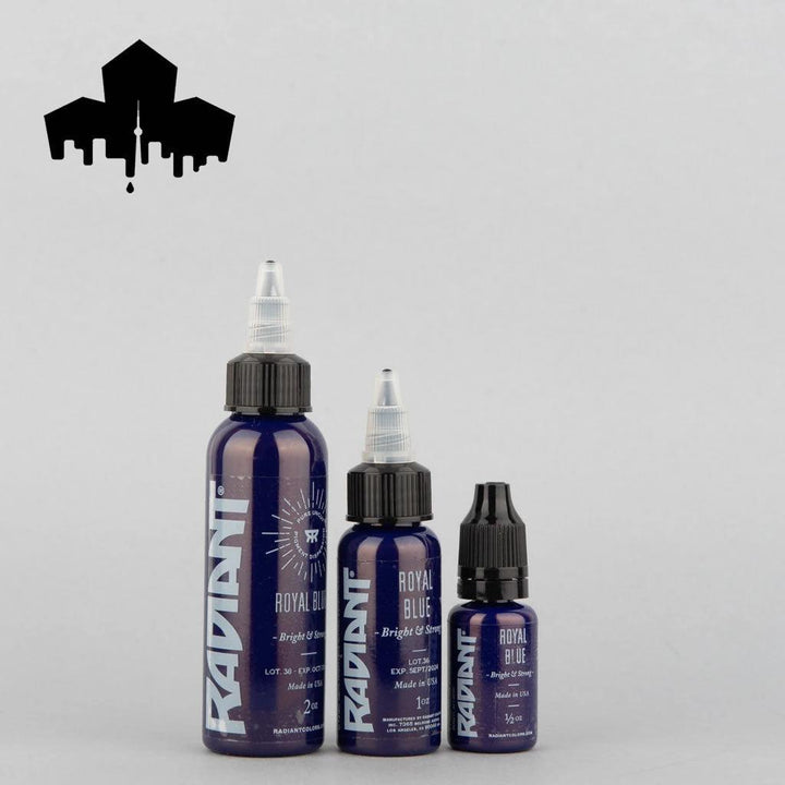 Radiant Royal Blue Tattoo Ink Bottles