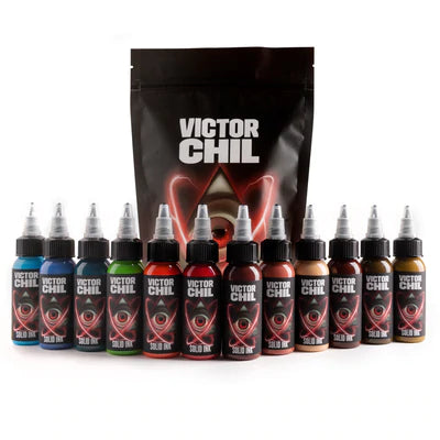 Solid Ink Victor Chil Set 1oz - Maple Tattoo Supply